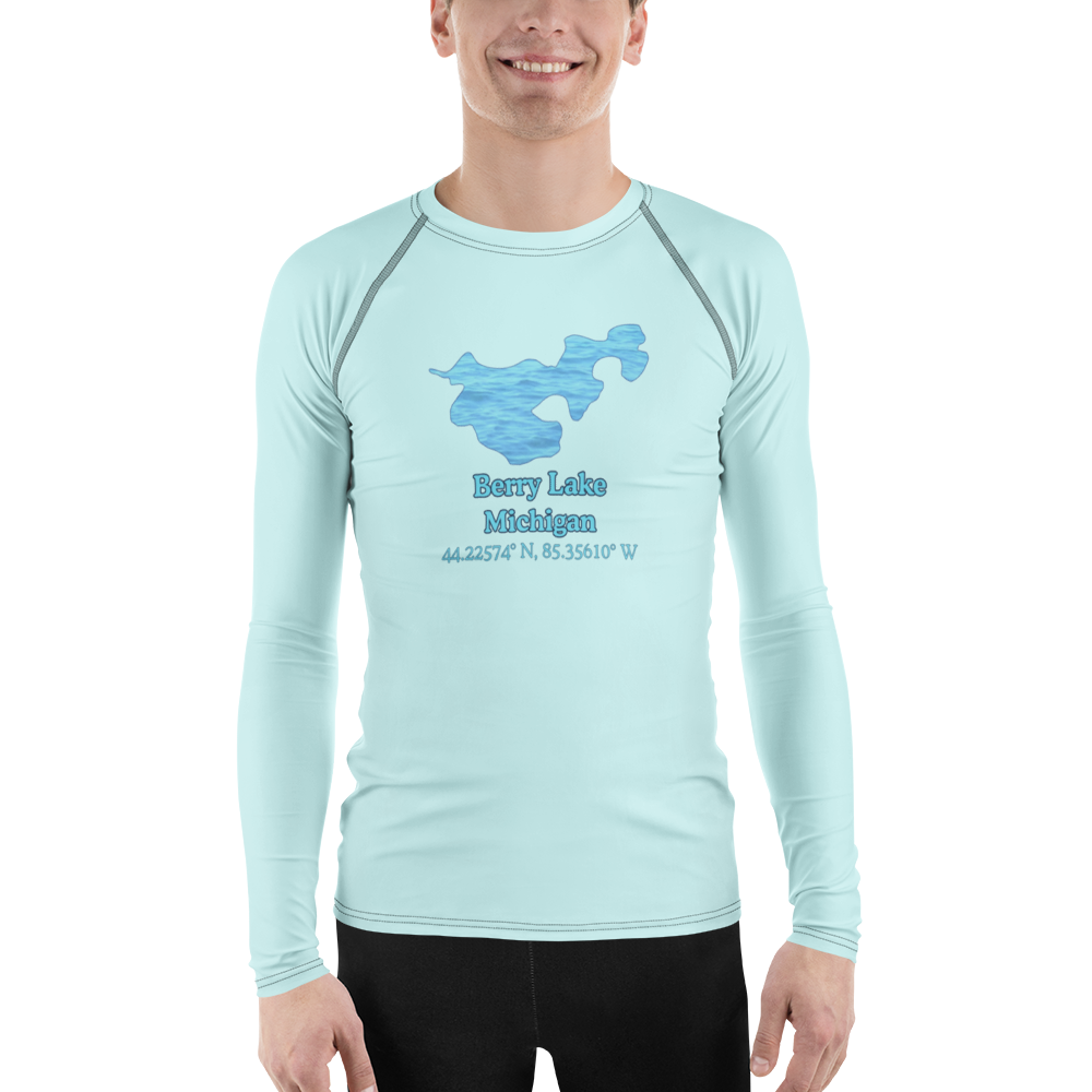 Berry Lake Men's Rash Guard / Swim Shirt