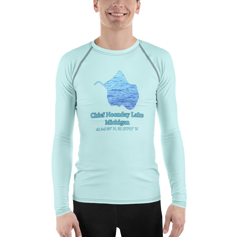 Chief Noonday Lake Men's Rash Guard / Swim Shirt