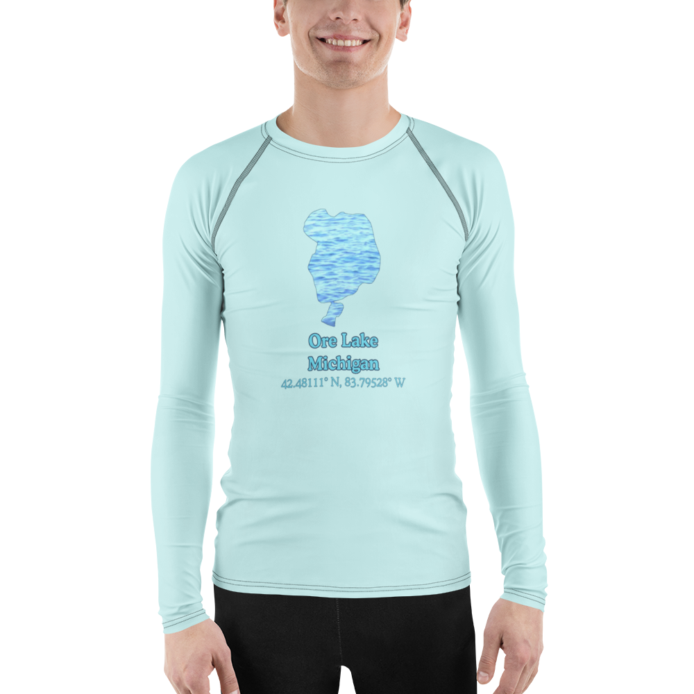 Ore Lake Men's Rash Guard / Swim Shirt