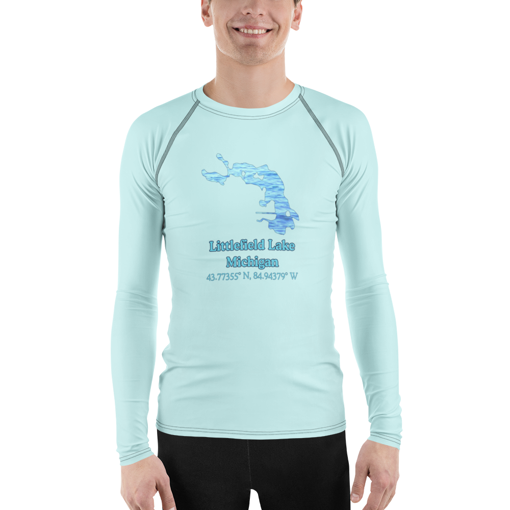 Littlefield Lake Men's Rash Guard / Swim Shirt