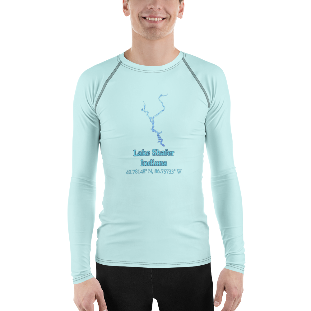 Lake Shafer Men's Rash Guard / Swim Shirt