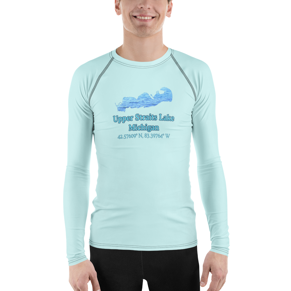 Upper Straits Lake Men's Rash Guard / Swim Shirt