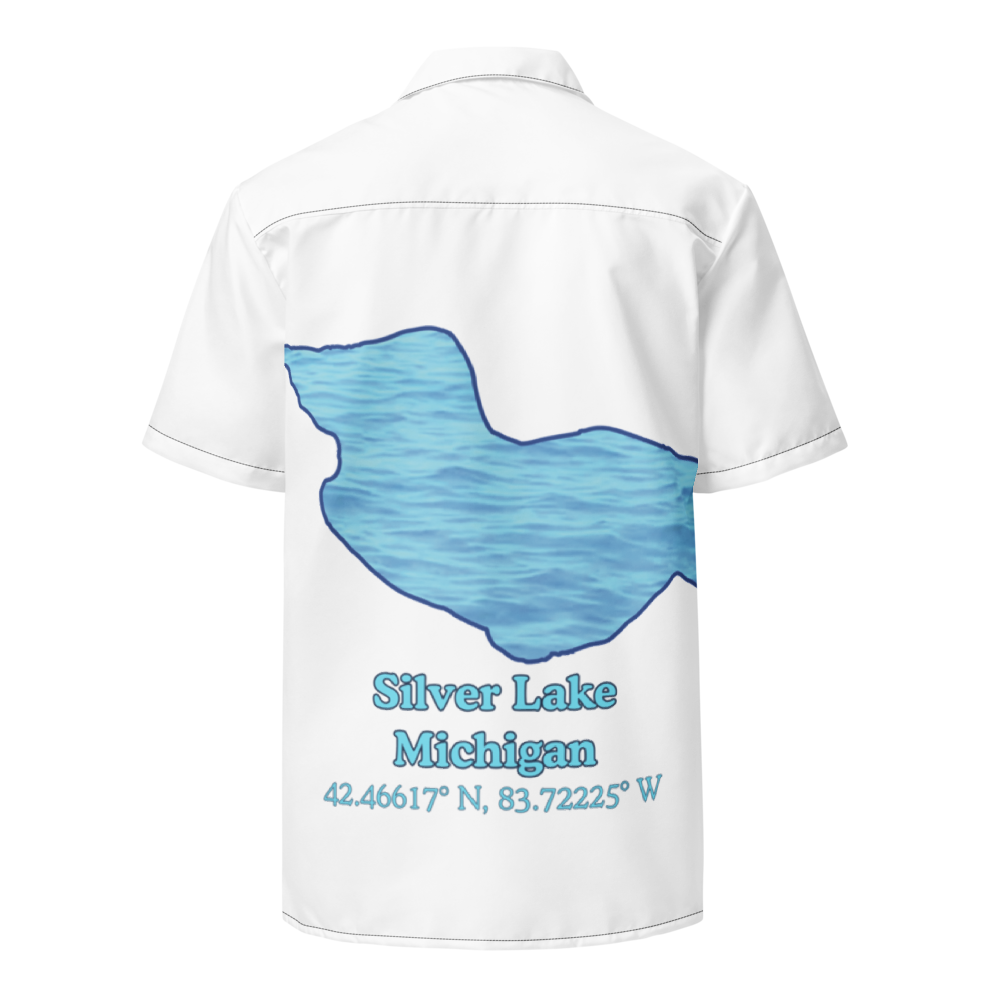 Silver Lake Button Down Shirt with over-sized print