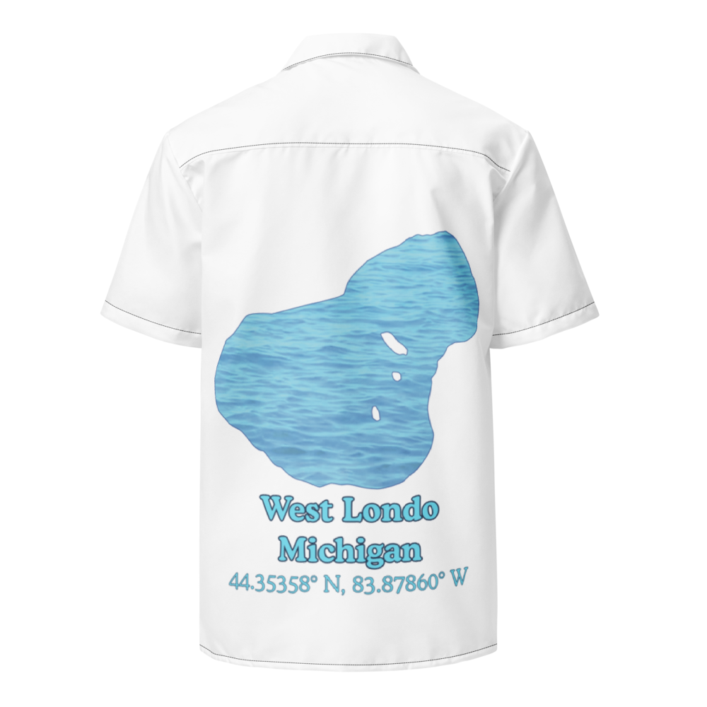 West Londo Button Down Shirt with over-sized print