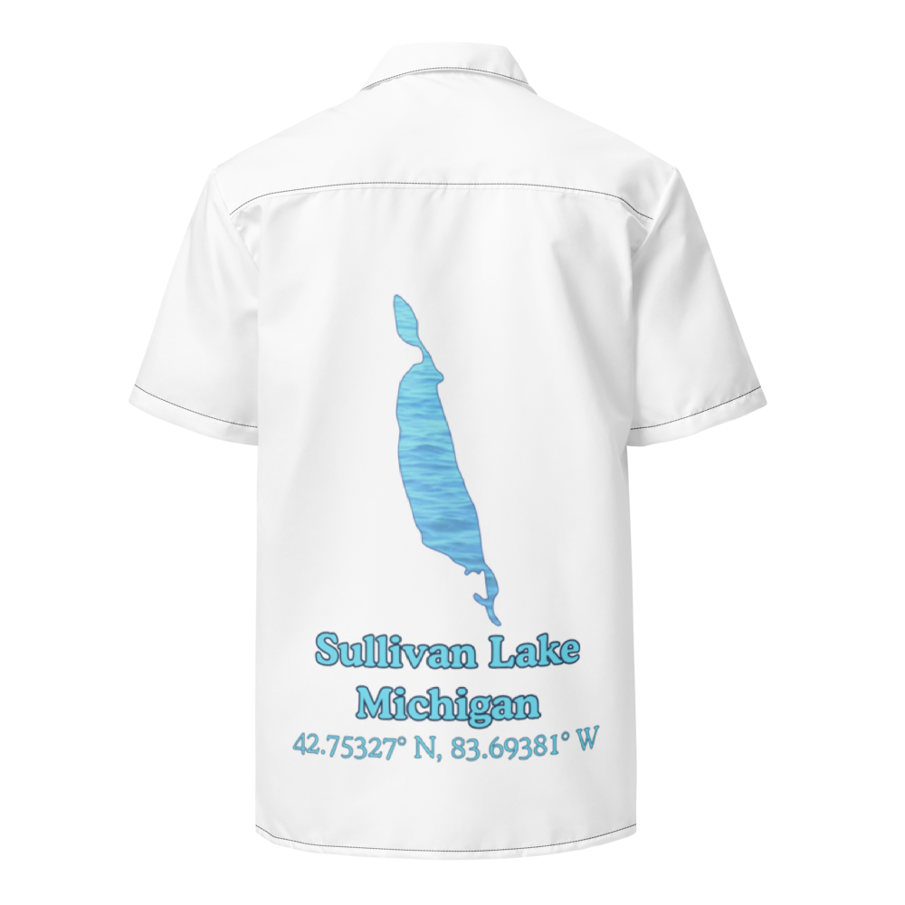 Sullivan Lake Button Down Shirt with over-sized print