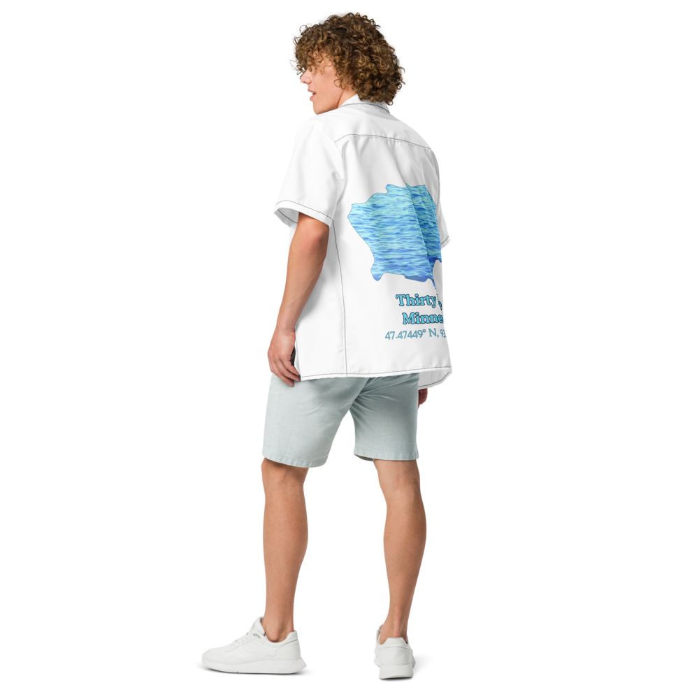 Thirty Lake Button Down Shirt with over-sized print