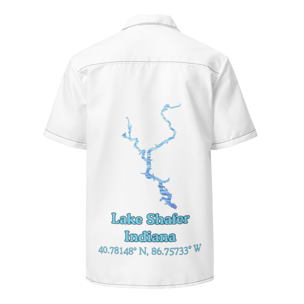 Lake Shafer Button Down Shirt with over-sized print
