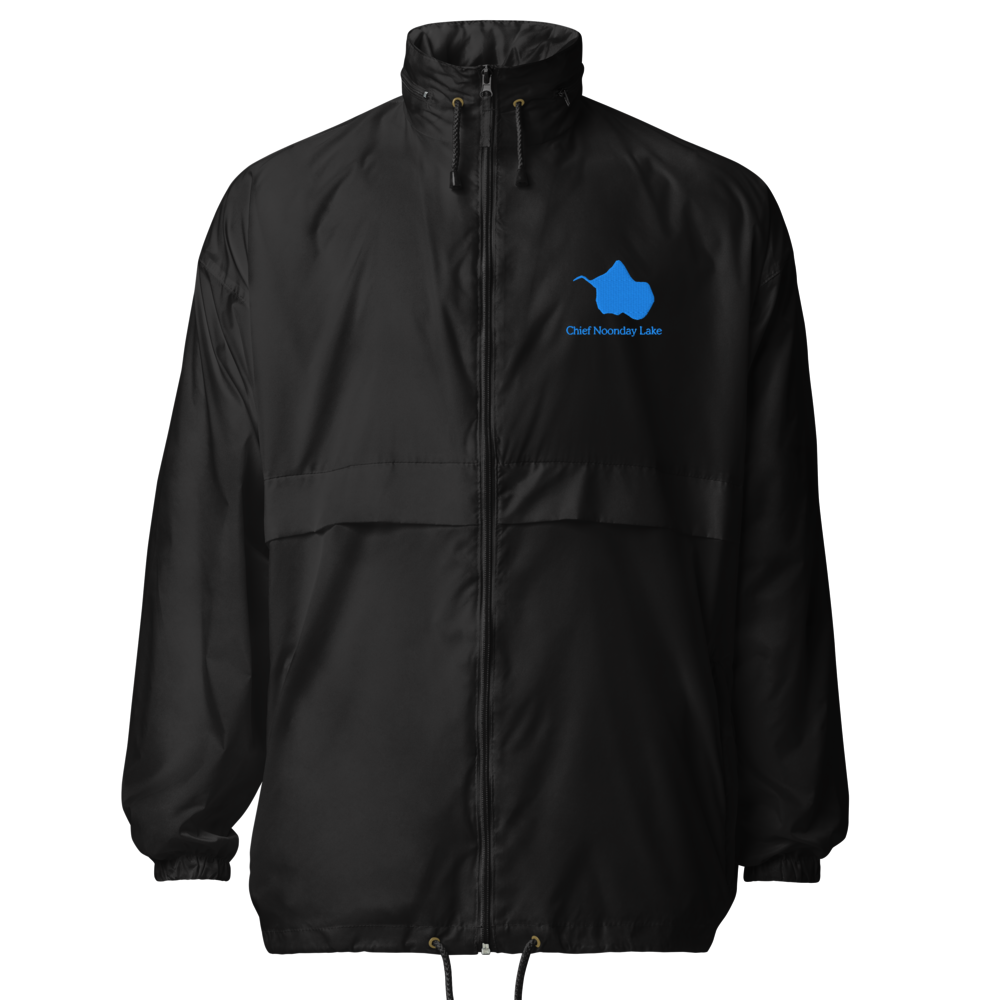 Chief Noonday Lake Embroidered Windbreaker (Full Zip front)