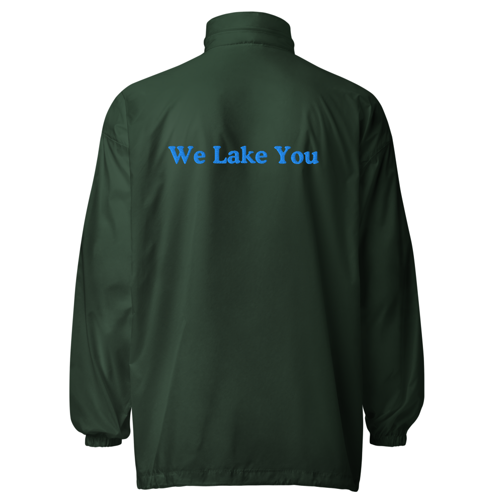 Ford Lake Embroidered Windbreaker (Full Zip front)