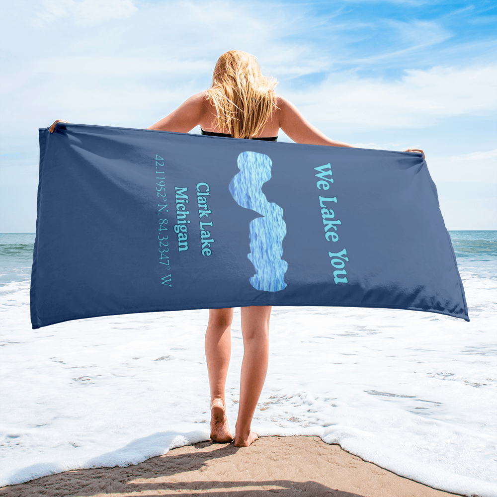 Clark Lake Beach Towel