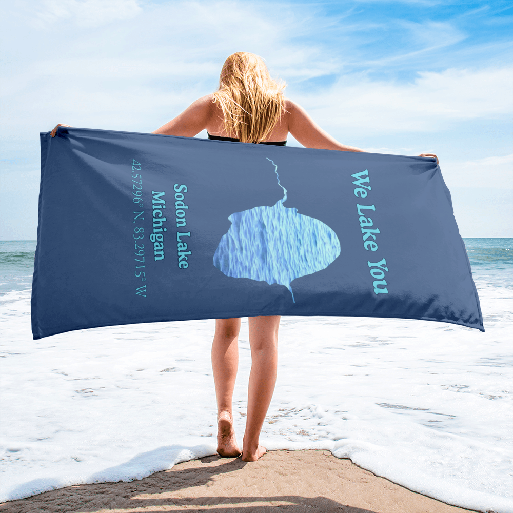 Sodon Lake Beach Towel