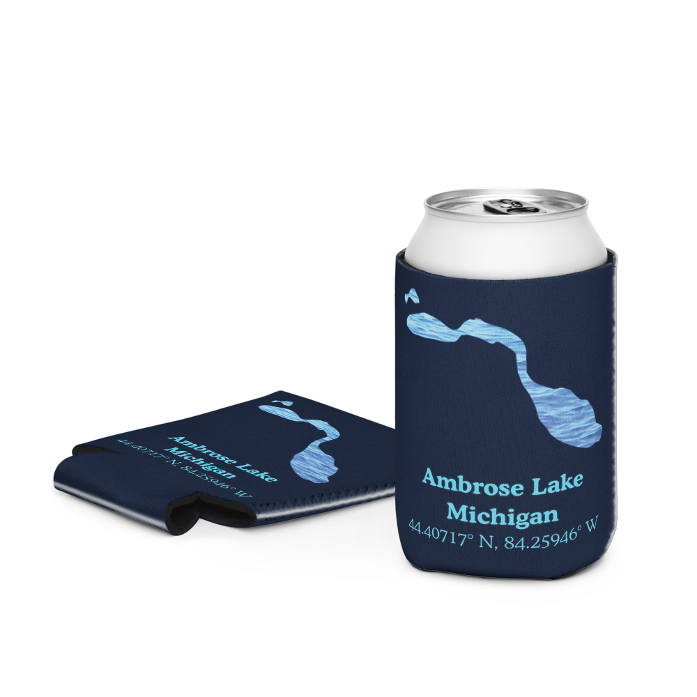Ambrose Lake Can Cooler (Regular & Slim Sizes)