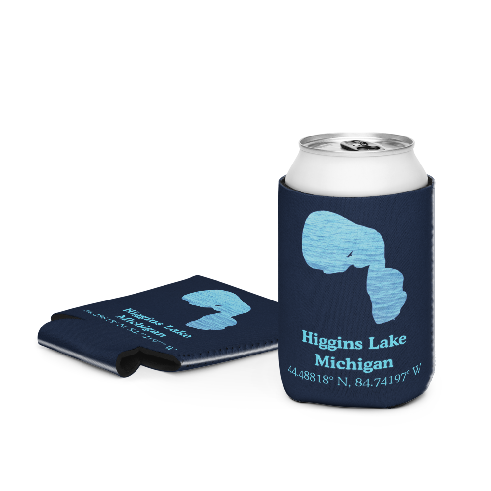 Higgins Lake Can Cooler (Regular & Slim Sizes)