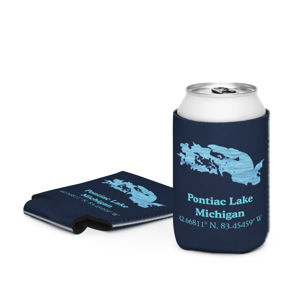 Pontiac Lake Can Cooler (Regular & Slim Sizes)
