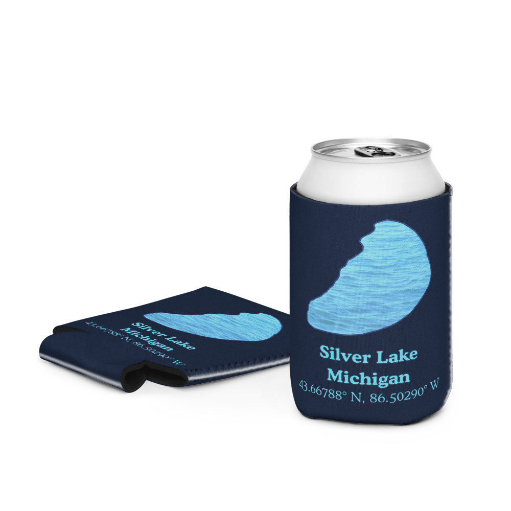 Silver Lake Can Cooler (Regular & Slim Sizes)