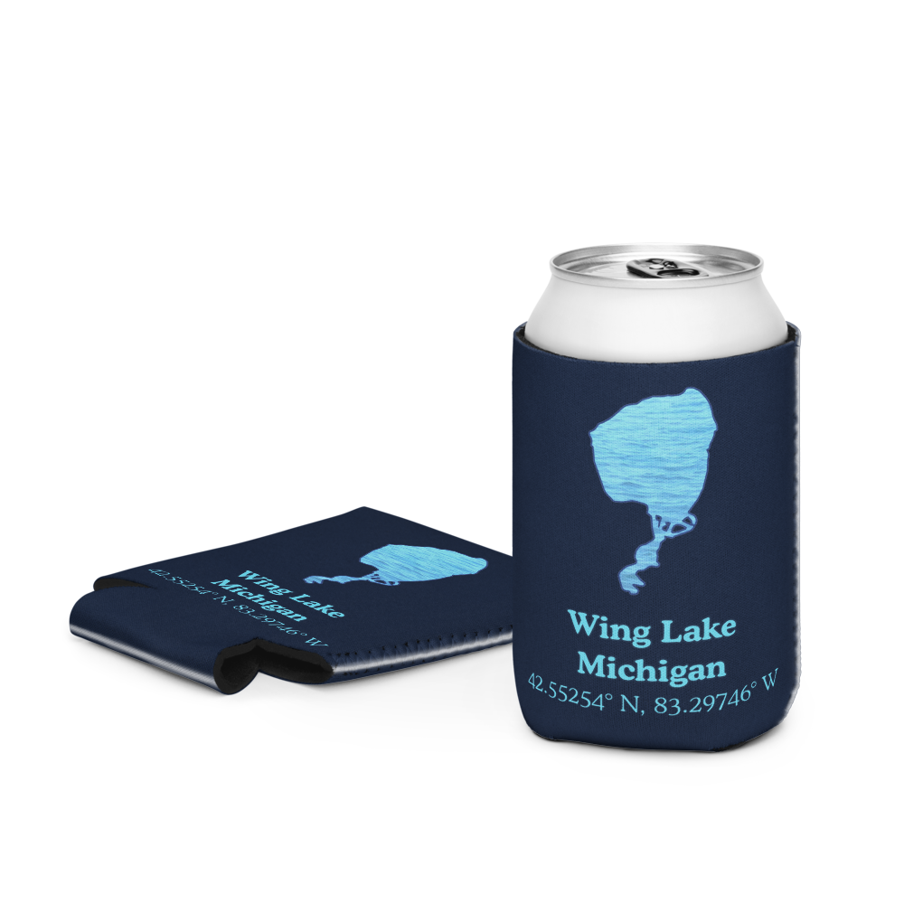 Wing Lake Can Cooler (Regular & Slim Sizes)