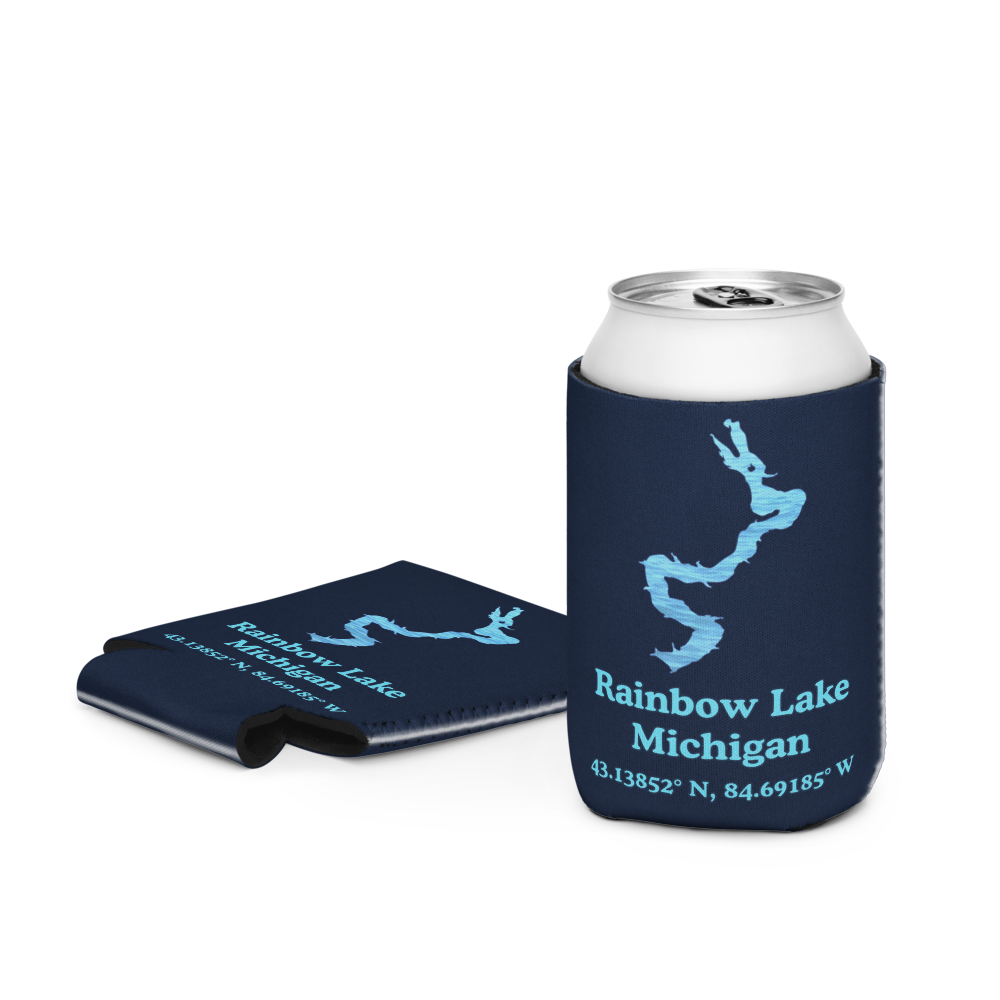 Rainbow Lake Can Cooler (Regular & Slim Sizes)