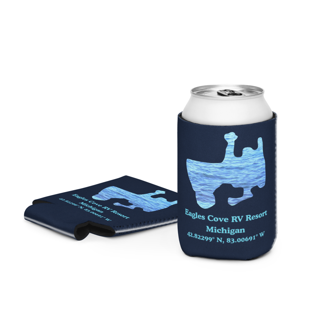Eagles Cove RV Resort Can Cooler (Regular & Slim Sizes)