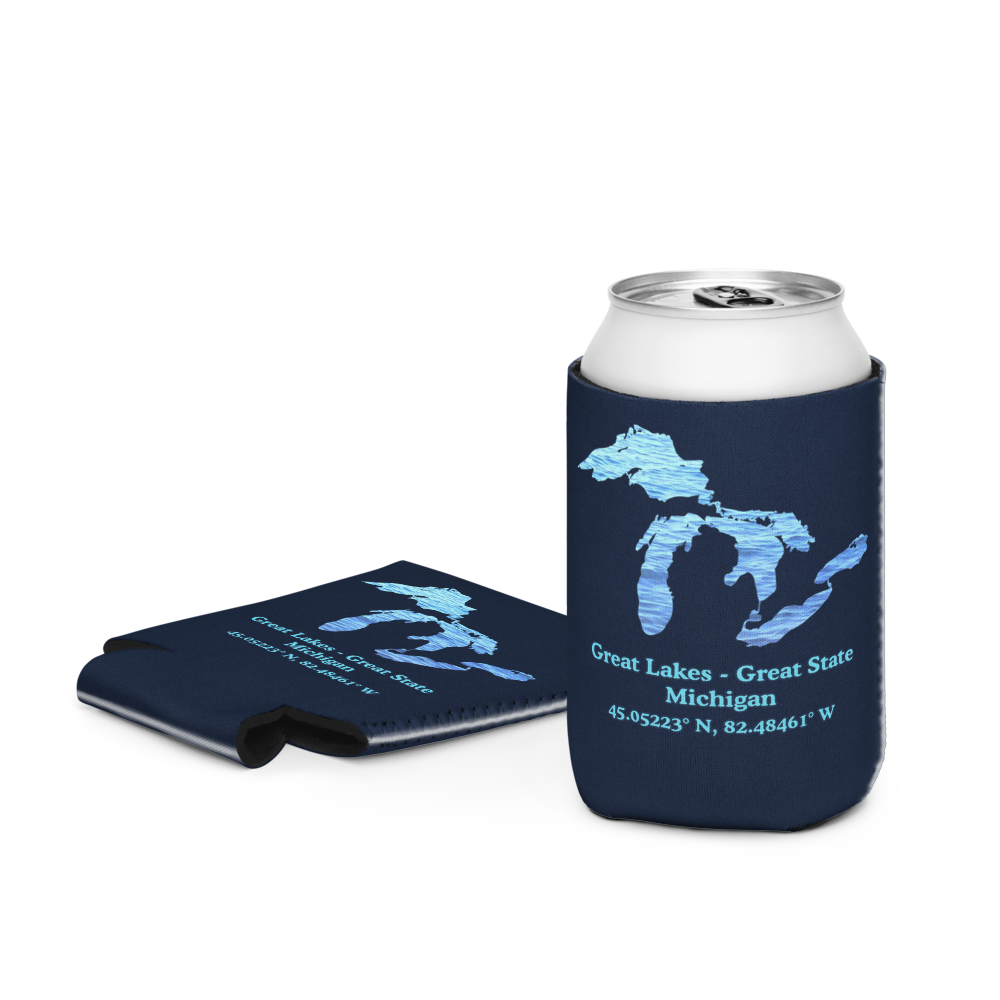 Great Lakes - Great State Can Cooler (Regular & Slim Sizes)