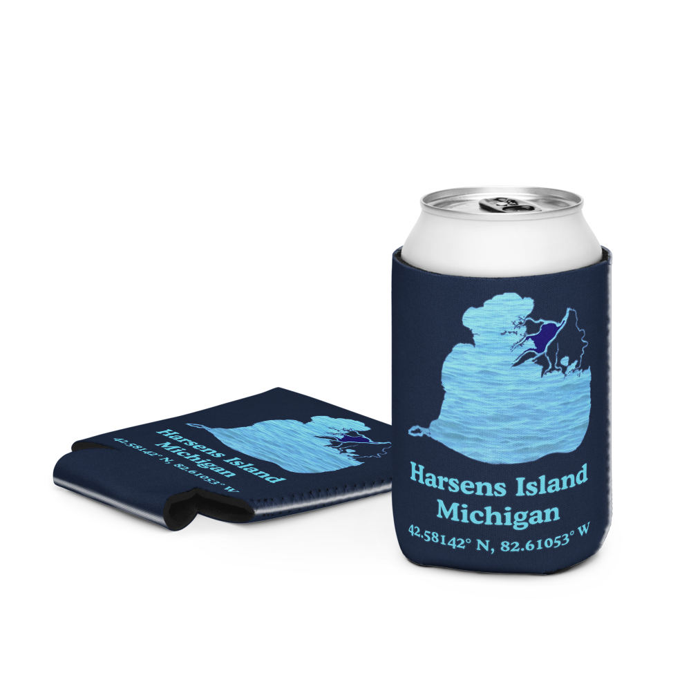 Harsens Island Can Cooler (Regular & Slim Sizes)