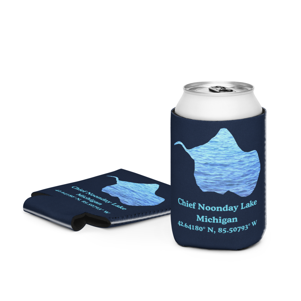 Chief Noonday Lake Can Cooler (Regular & Slim Sizes)