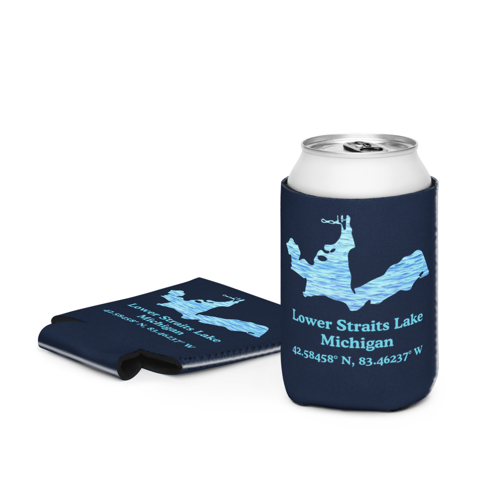 Lower Straits Lake Can Cooler (Regular & Slim Sizes)