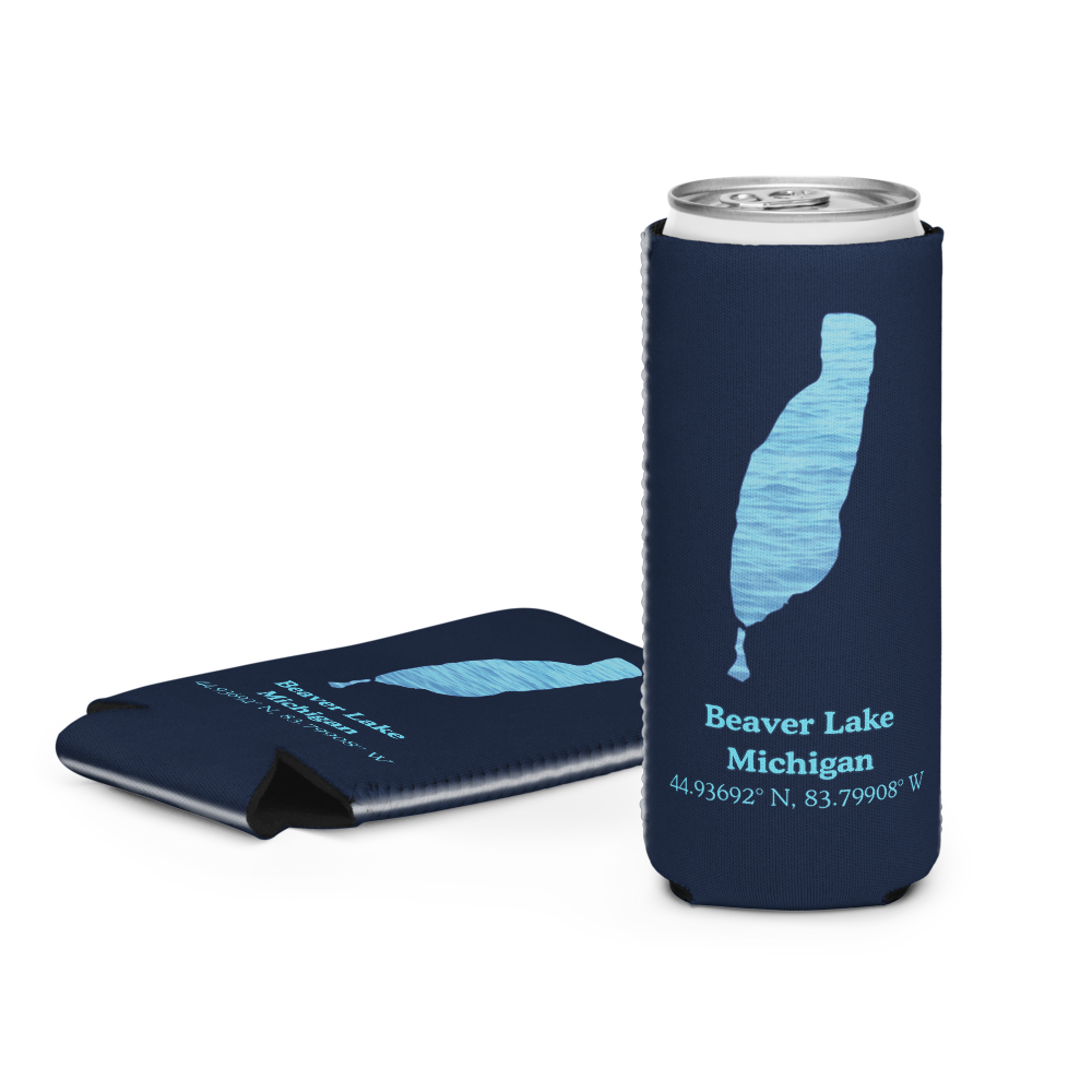 Beaver Lake Can Cooler (Regular & Slim Sizes)