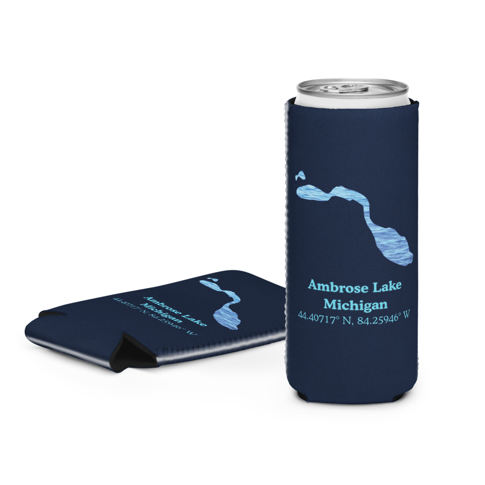 Ambrose Lake Can Cooler (Regular & Slim Sizes)