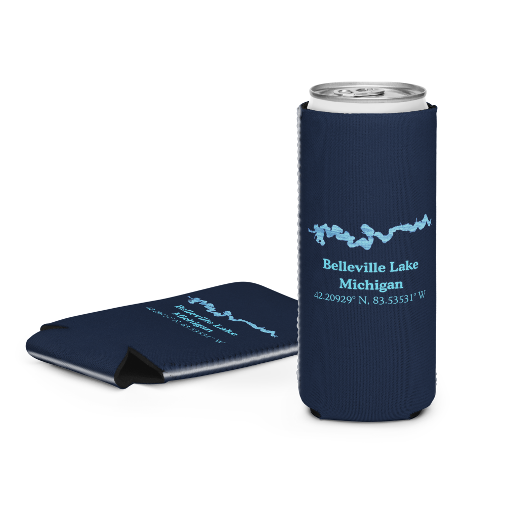 Belleville Lake Can Cooler (Regular & Slim Sizes)