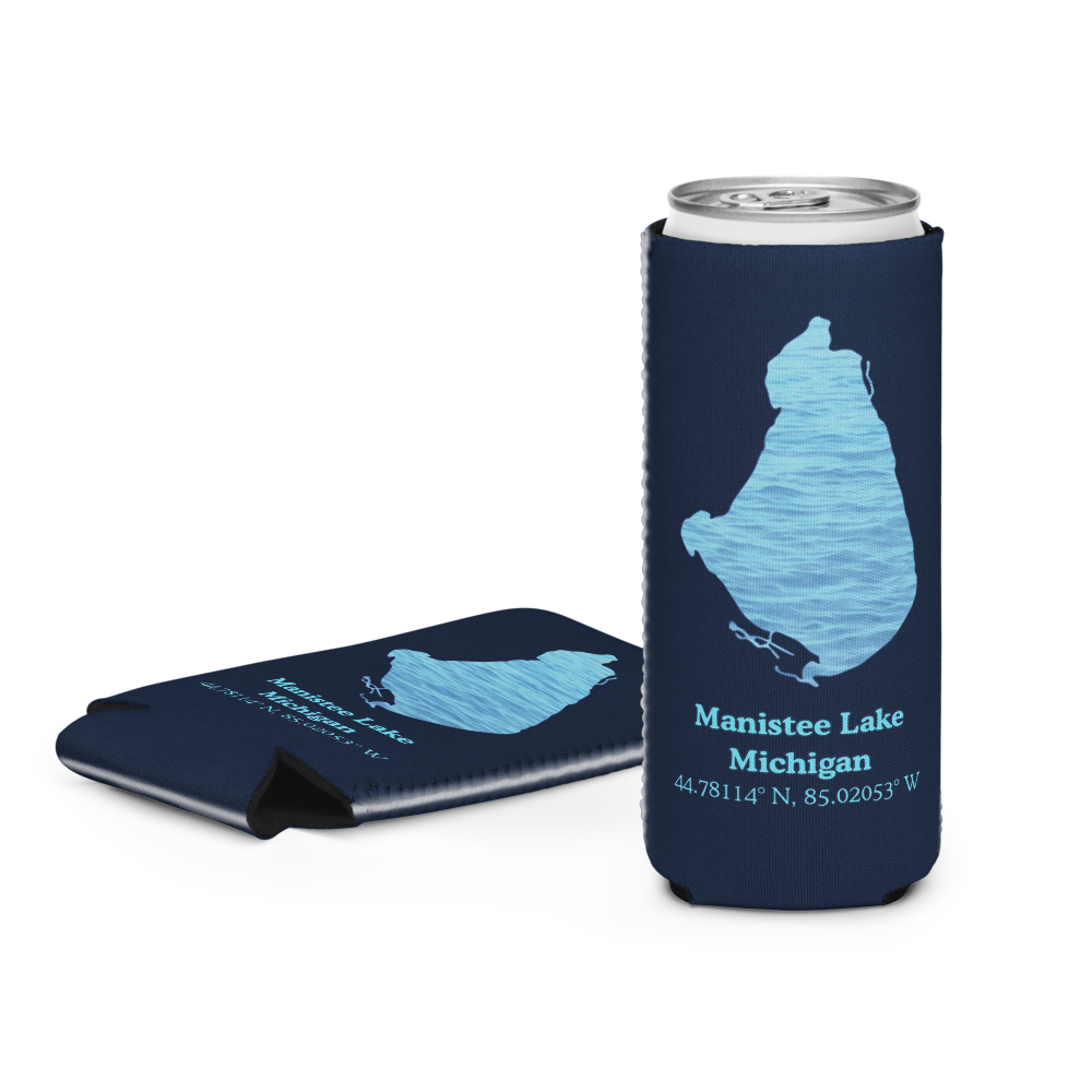 Manistee Lake Can Cooler (Regular & Slim Sizes)