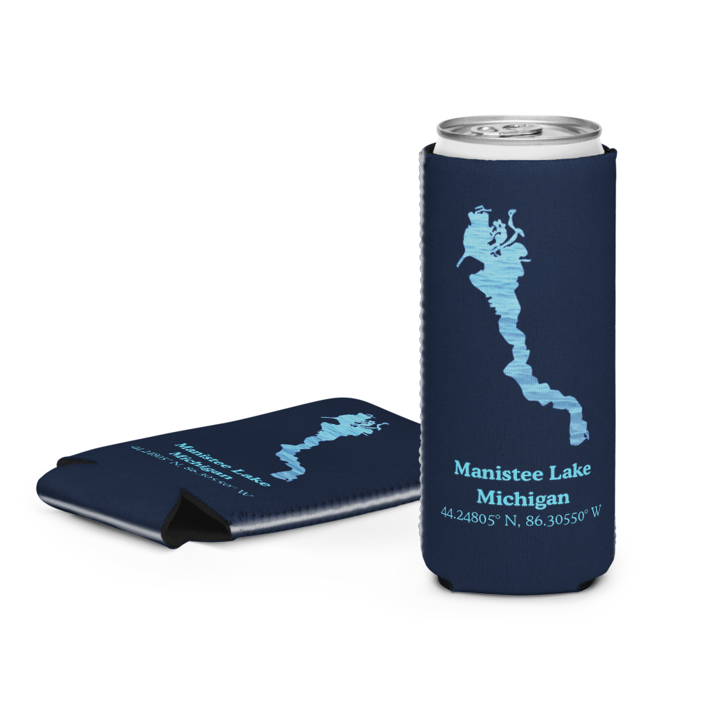 Manistee Lake Can Cooler (Regular & Slim Sizes)