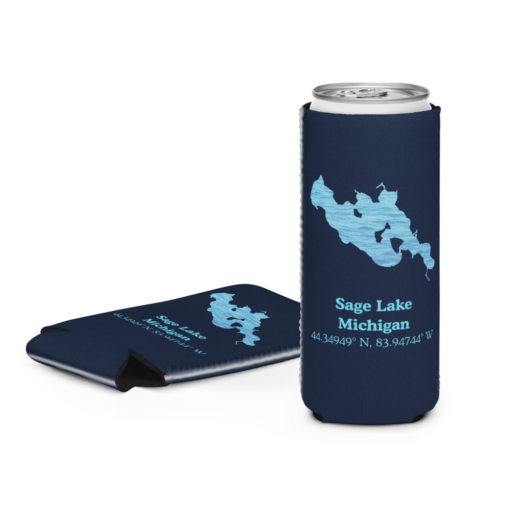 Sage Lake Can Cooler (Regular & Slim Sizes)