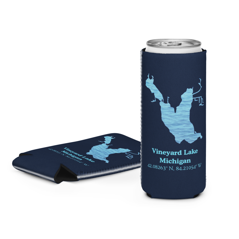 Vineyard Lake Can Cooler (Regular & Slim Sizes)