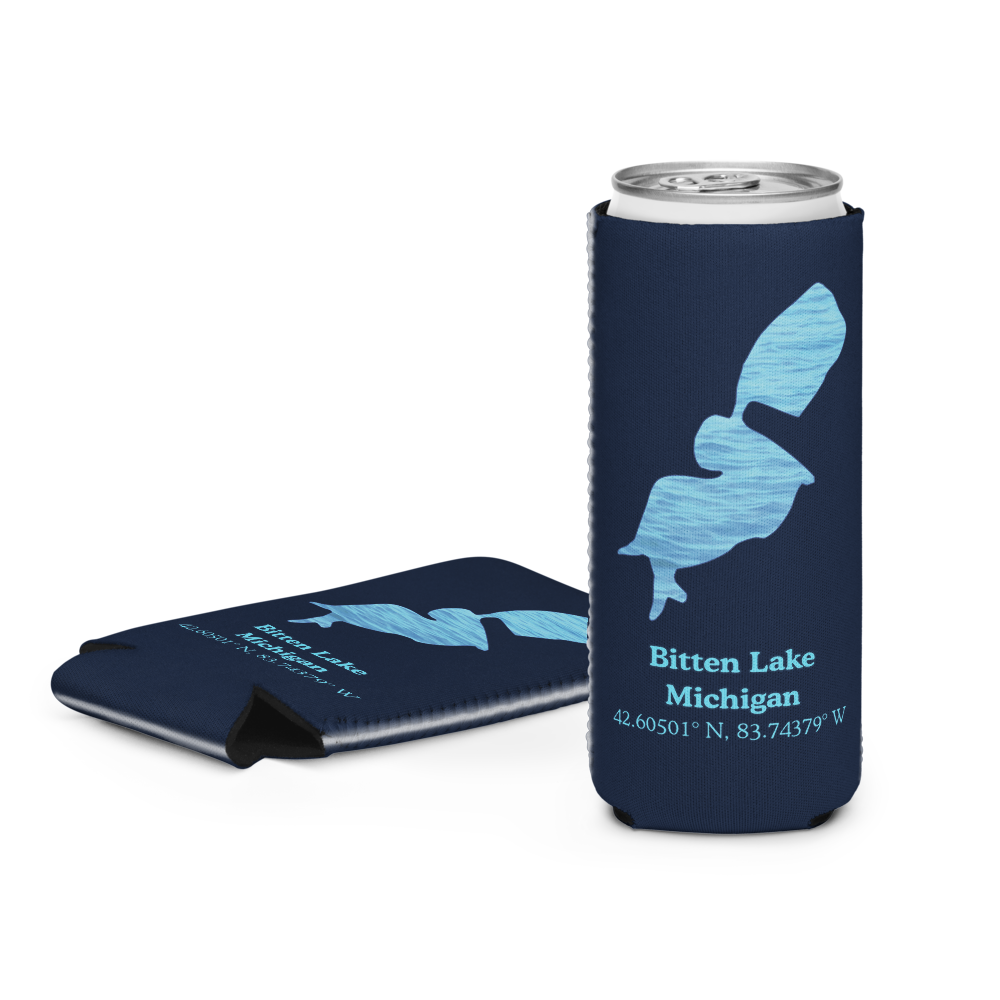 Bitten Lake Can Cooler (Regular & Slim Sizes)
