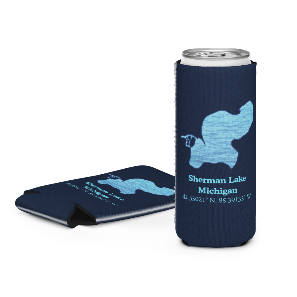 Sherman Lake Can Cooler (Regular & Slim Sizes)