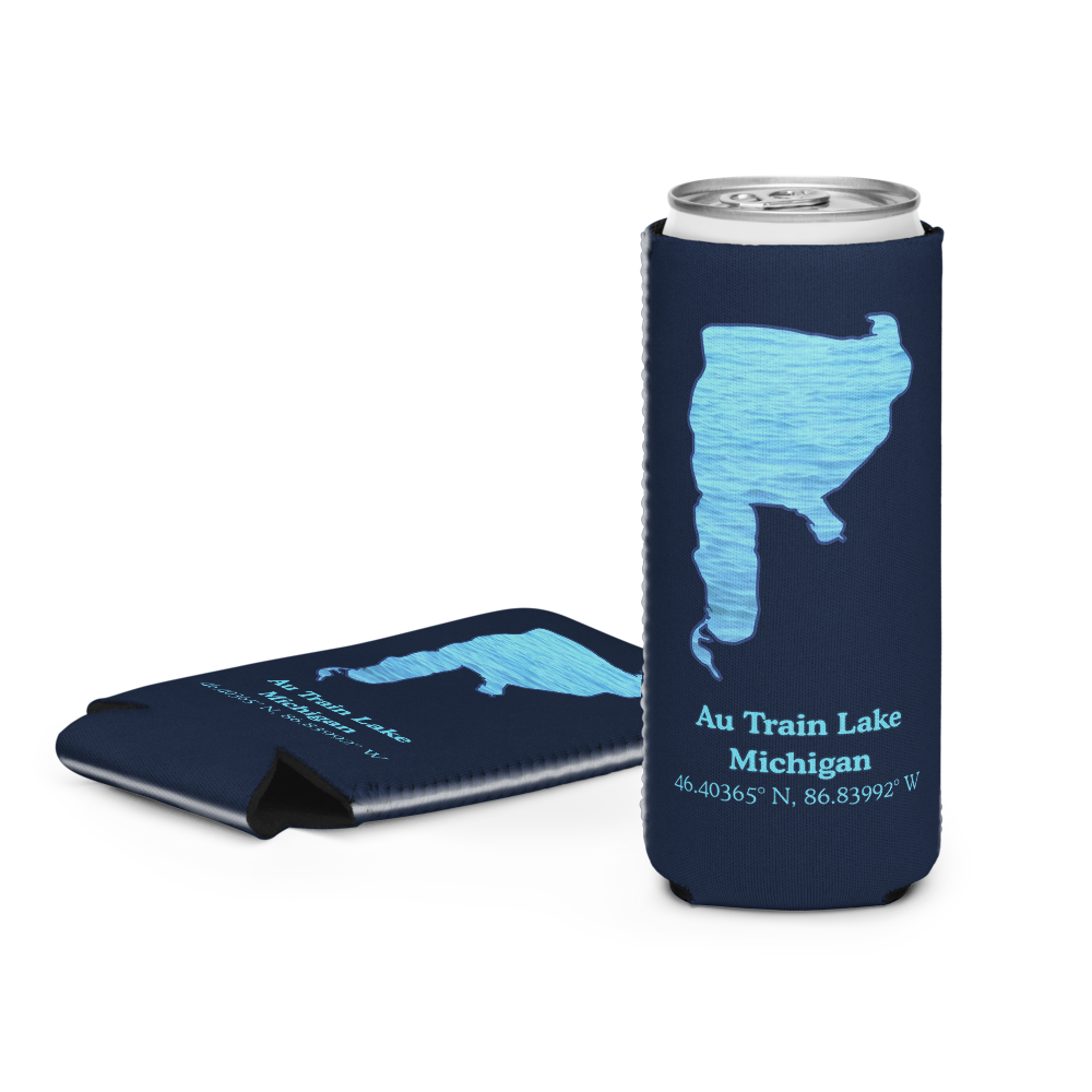 Au Train Lake Can Cooler (Regular & Slim Sizes)