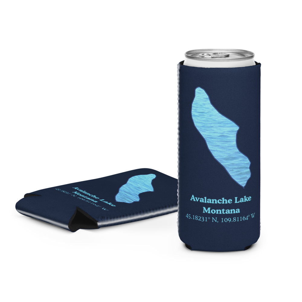 Avalanche Lake Can Cooler (Regular & Slim Sizes)