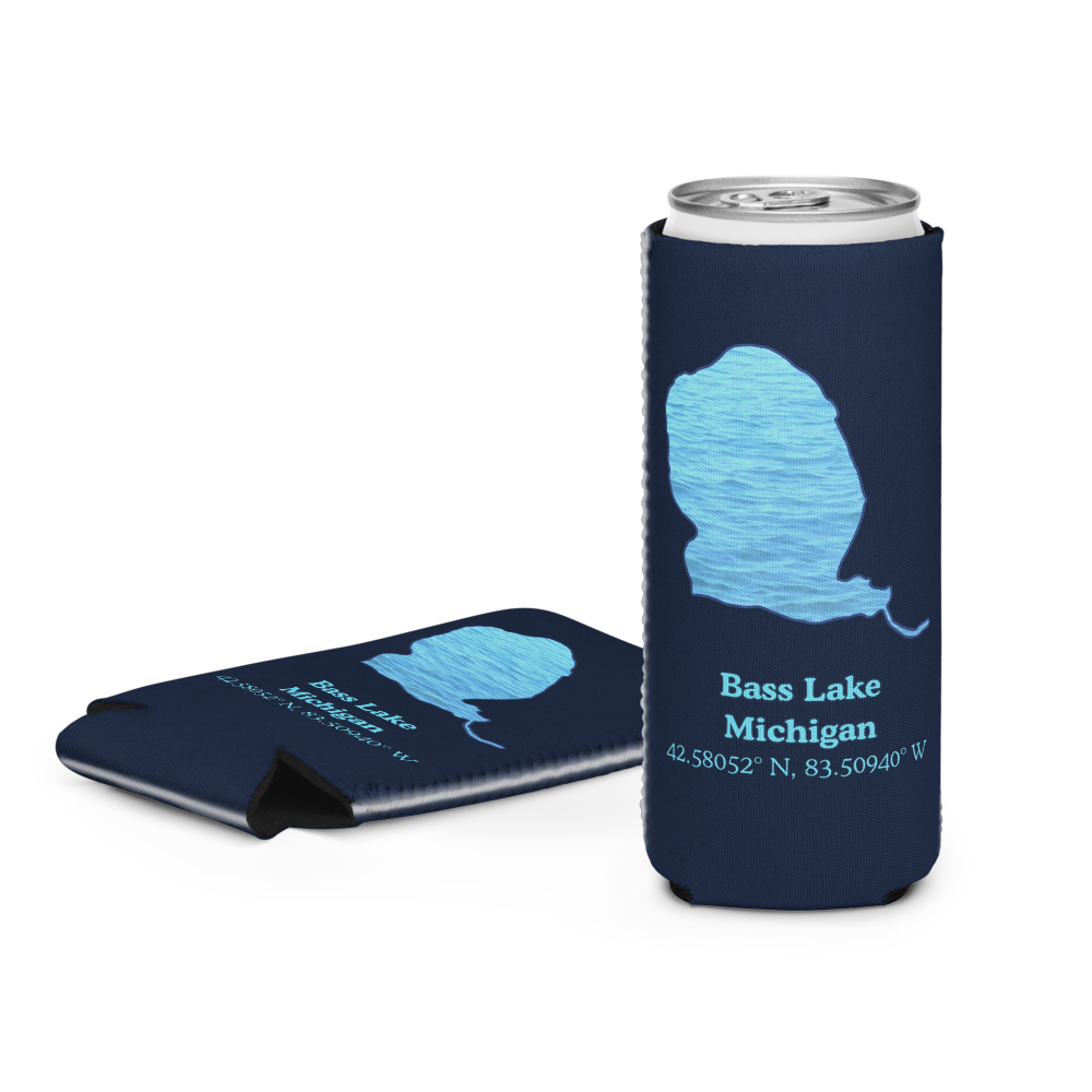 Bass Lake Can Cooler (Regular & Slim Sizes)
