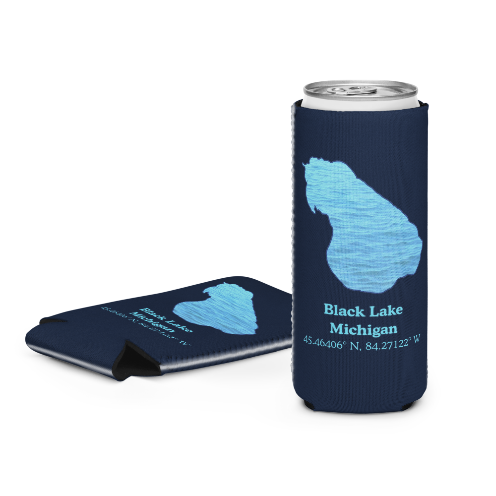 Black Lake Can Cooler (Regular & Slim Sizes)