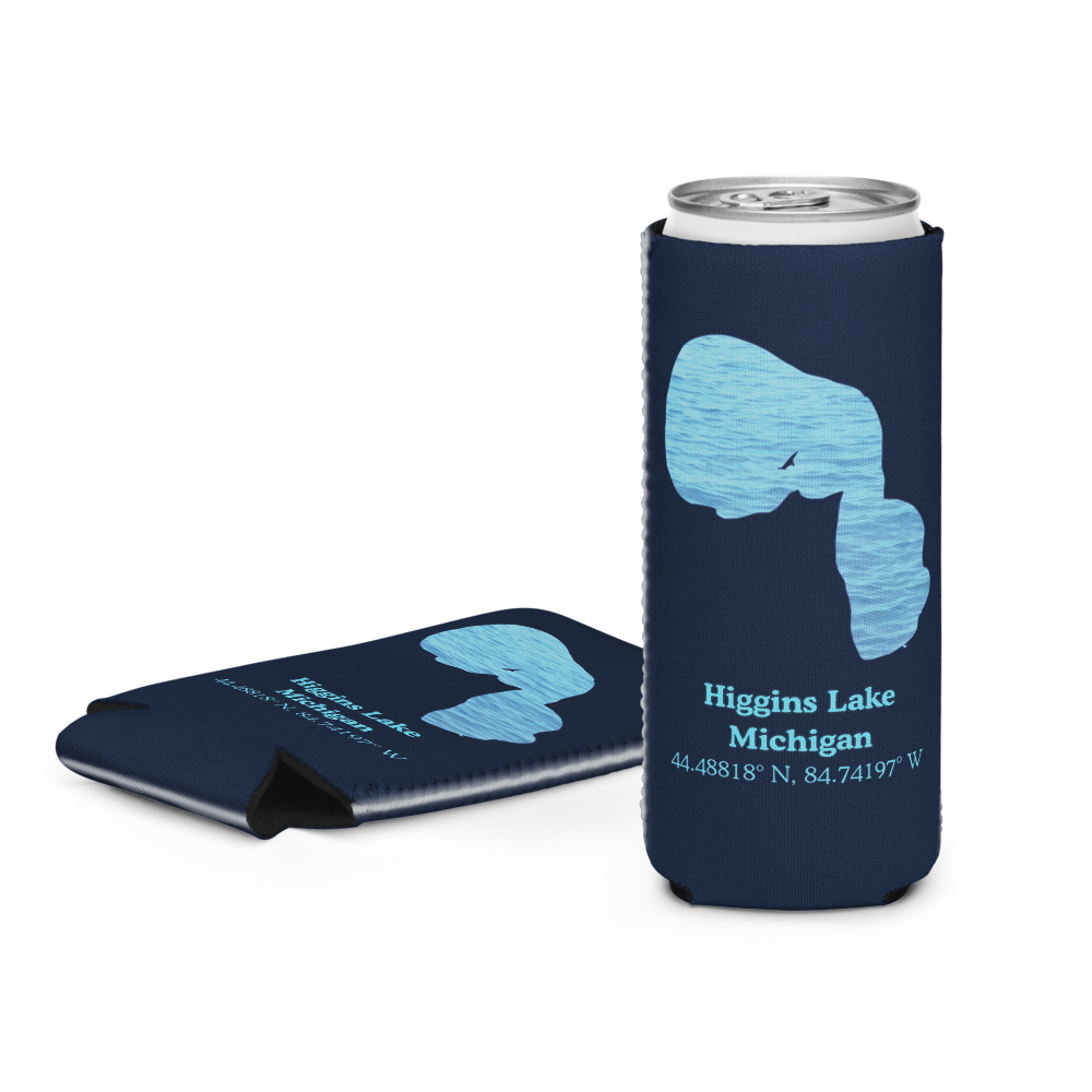 Higgins Lake Can Cooler (Regular & Slim Sizes)