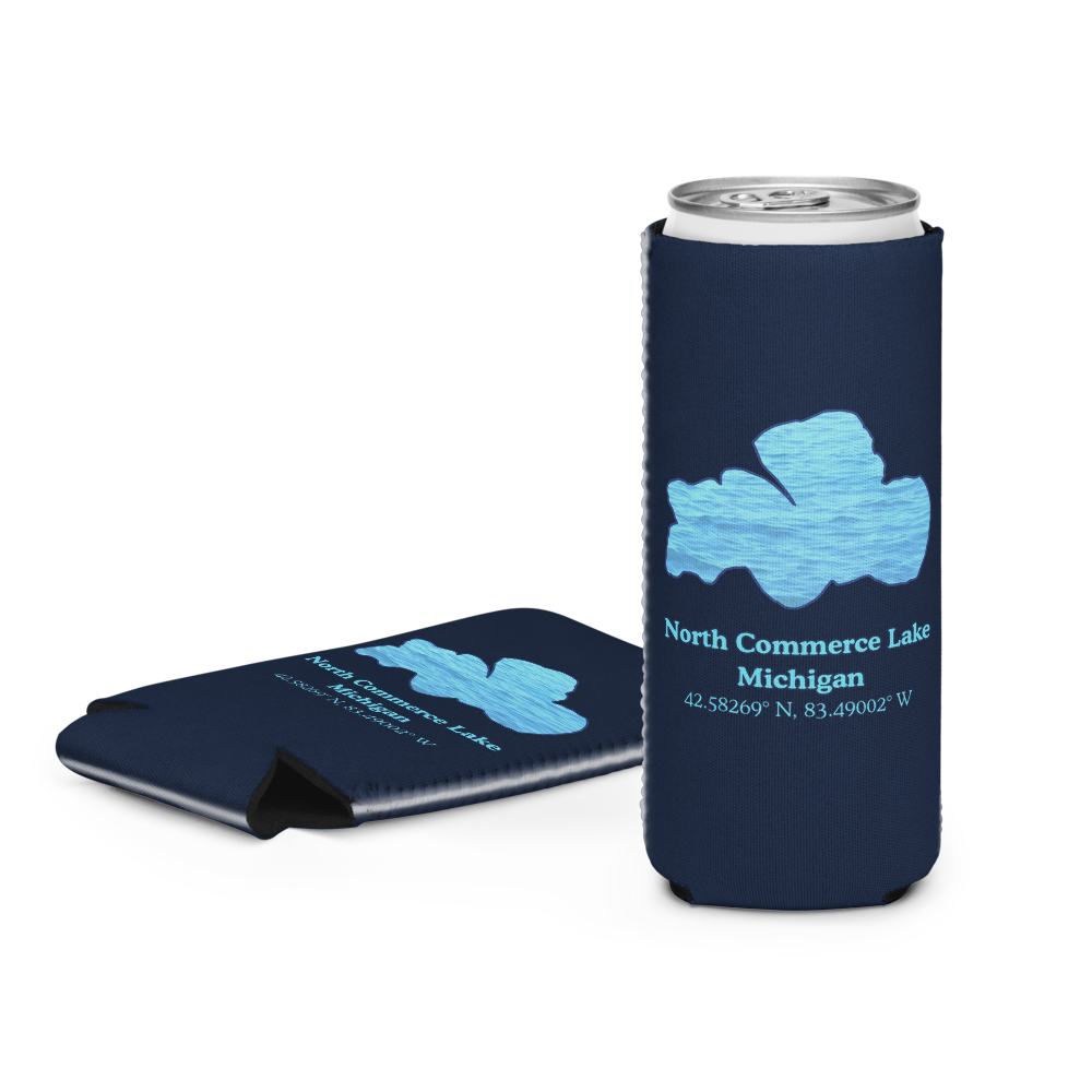 North Commerce Lake Can Cooler (Regular & Slim Sizes)