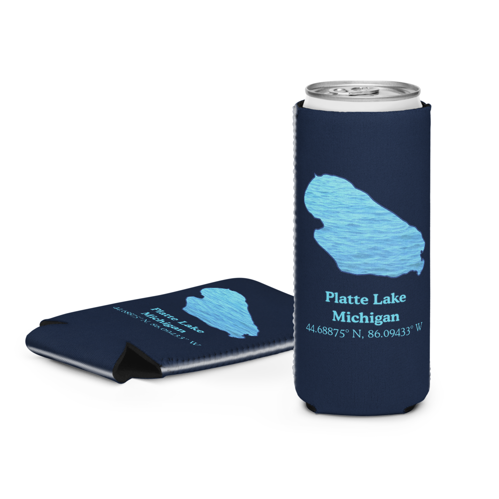 Platte Lake Can Cooler (Regular & Slim Sizes)
