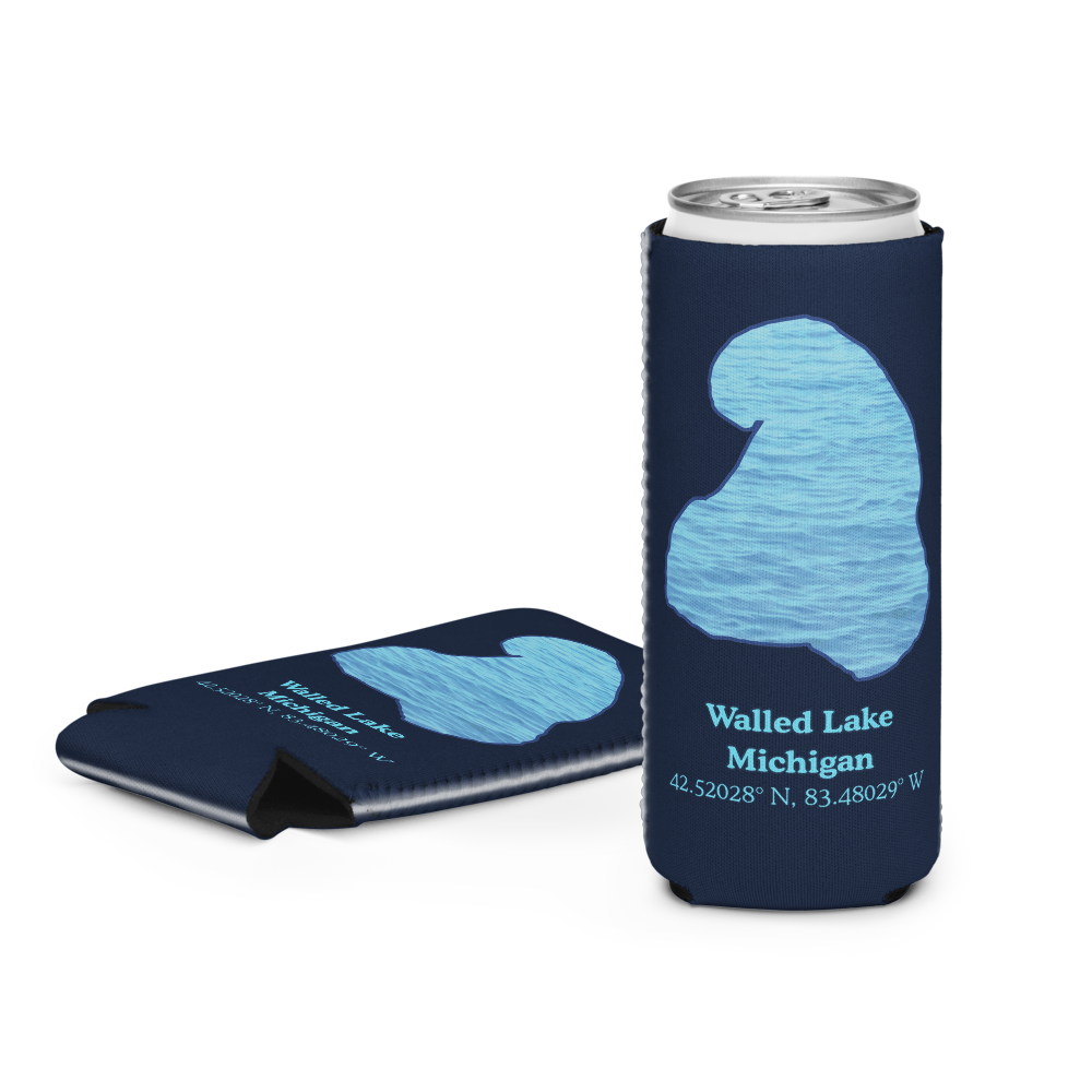 Walled Lake Can Cooler (Regular & Slim Sizes)