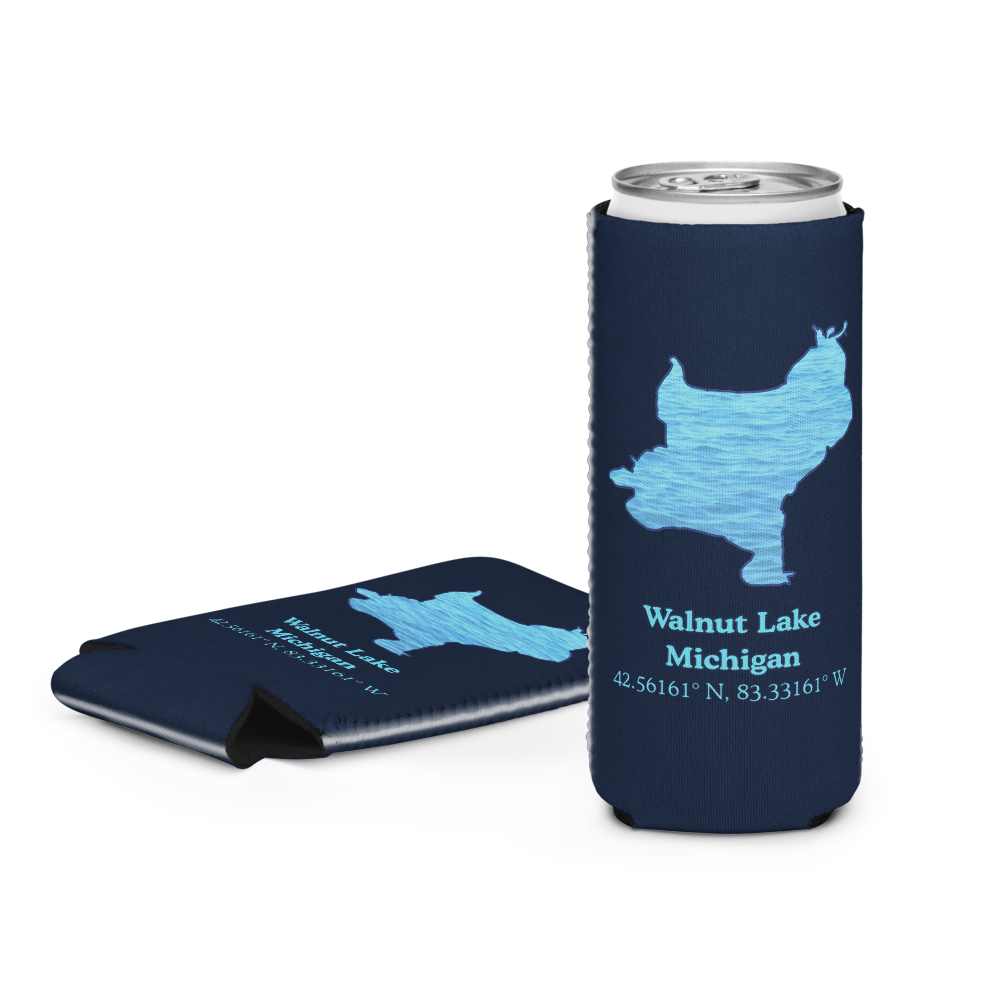 Walnut Lake Can Cooler (Regular & Slim Sizes)
