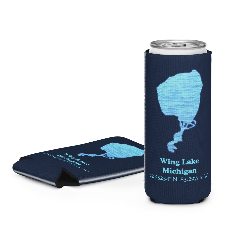 Wing Lake Can Cooler (Regular & Slim Sizes)