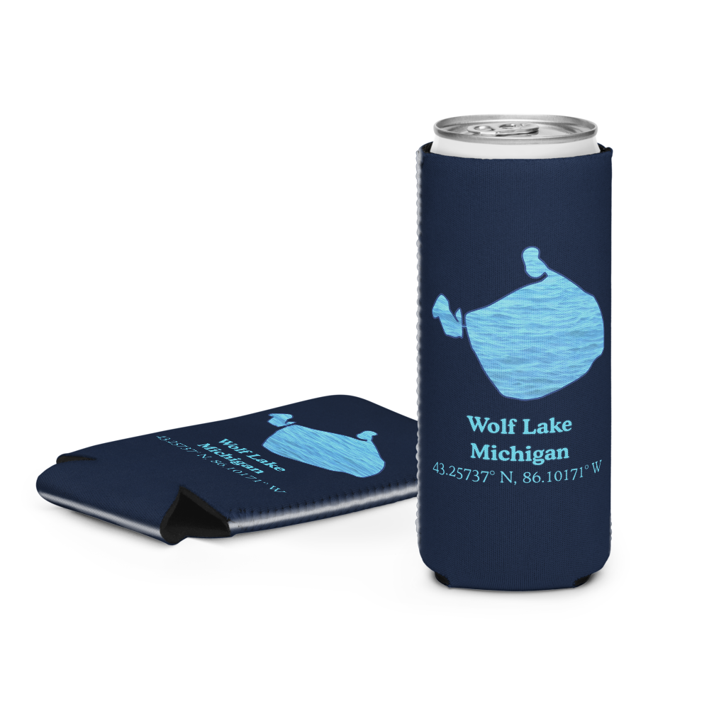 Wolf Lake Can Cooler (Regular & Slim Sizes)