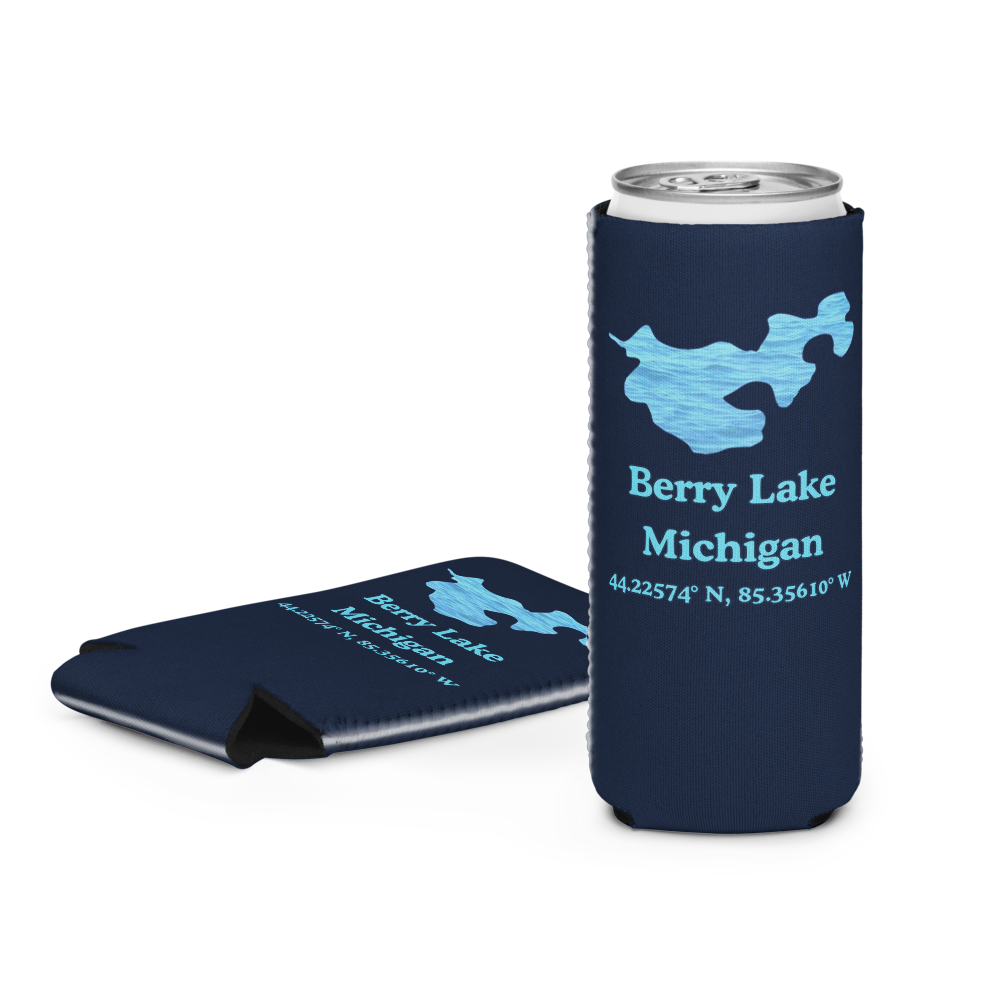 Berry Lake Can Cooler (Regular & Slim Sizes)