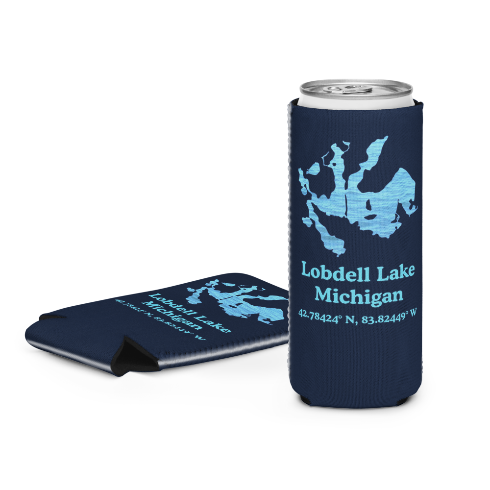Lobdell Lake Can Cooler (Regular & Slim Sizes)