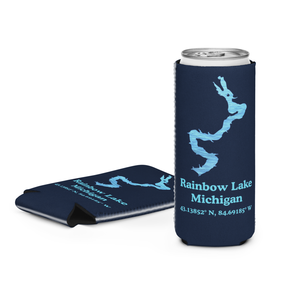 Rainbow Lake Can Cooler (Regular & Slim Sizes)