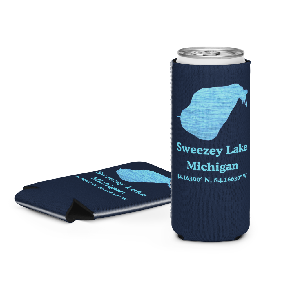 Sweezey Lake Can Cooler (Regular & Slim Sizes)